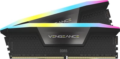Corsair Vengeance RGB DDR5-5200 - 16GB - CL40 - Dual Channel (2 pcs) - Intel XMP - Black with RGB