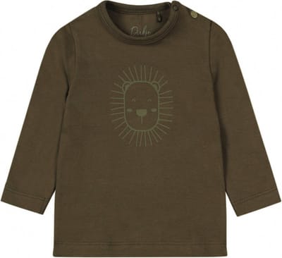 Dirkje faded green shirt leeuw