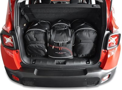 Jeep Renegade 2014+ (incl MHEV) 4-delig Reistassen Op Maat Auto Interieur Kofferbak Organizer Accessoires