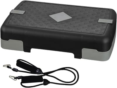 Oefen Stapelaar - Fitness Trainer - Thuis Trainen - Multifunctioneel Bord - 45 x 29 cm - Grijs
