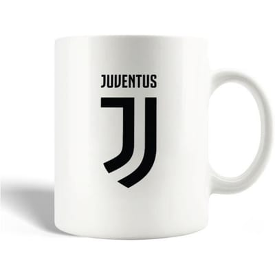 Mug - Juventus - Logo Noir - Céramique - 30cl - Compatible lave-vaisselle
