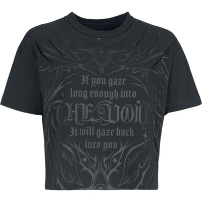 Gothicana by EMP - Gothic T-shirt - The Void - S tot XXL - voor Vrouwen - zwart