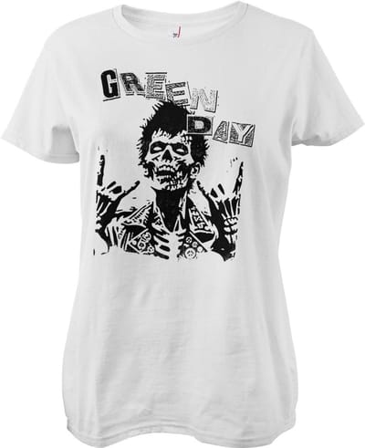 Green Day T-shirt Billy Joe Zombie Girly Tee WMX-5-GDAY006-H60-1