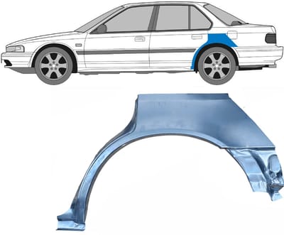 Reparatiepaneel achterspatbord voor Honda Accord 1989-1993 / Links