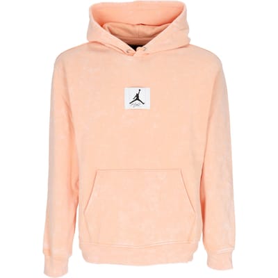 Lichtgewicht herenhoodie Essentials Statement Wash Fleece hoodie Sunset Haze/sail