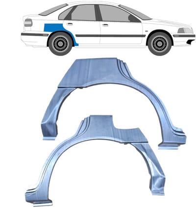 Reparatiepaneel achterspatbord voor Volvo S40 V40 1995-2004 / Links + Rechts