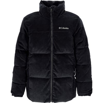 Mannen jas Puffect Corduroy jas zwart