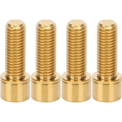 4 Stuks Fiets Stuurpen Bouten Schroef Fiets Titanium Legering Stuur Binnen Zeskant Schroeven M7x20mm Gold