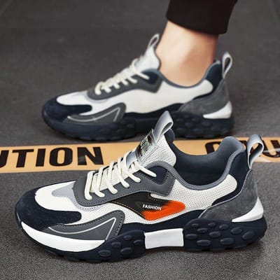 Sportschoenen Heren Lente Nieuwe Herenschoenen Daddy Schoenen Herenschoenen Jeugd Grensoverschrijdend Vrije tijd en Comfort 44 black