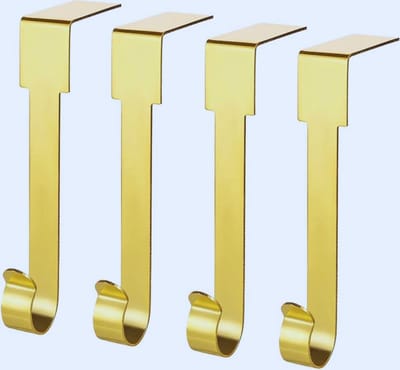 4 Stuks Kerstkousenhaakhouders - Metalen Kerstschoenhouder Met Beschermpad Voor Open Haard - Tafelhouder Voor Kerstsokken - Perfect Voor Kerstmis En Nieuwjaar Feest