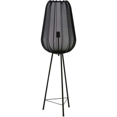 Light & Living Vloerlamp Plumeria - Zwart - Ø42x132 cm - Modern - Staande lampen voor Woonkamer - Slaapkamer
