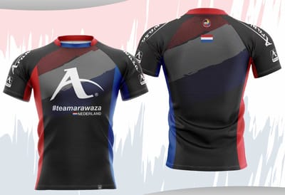 T-shirt Arawaza | Dry-Fit | #teamArawaza Nederland (Maat: XL)