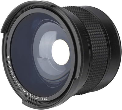 Fisheye en Groothoek Lens 58mm met 67mm Macro Close-up Sectie voor SLR en DSLR Camera's, Ideaal voor Landschaps- en Portretfotografie