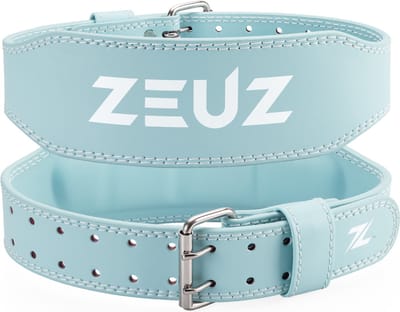 ZEUZ Lifting Belt voor Fitness & CrossFit – Gewichthefriem – Powerlift & Gewichtheffen Riem – Blauw - Maat S