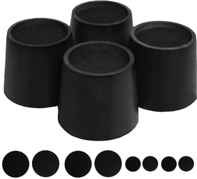 Houten meubelverhogers voor bed, tafel, bank en bureau - set van 4, 10 cm hoog
