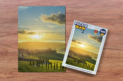 Puzzel Toscane - Zon - Italië - Legpuzzel - Puzzel 500 stukjes