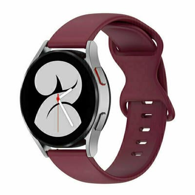 By Qubix - Solid color sportband - Bordeaux - geschikt voor Huawei Watch 5 - 46mm