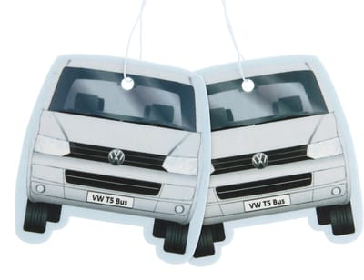 VW Collection by BRISA - Set van 2 Volkswagen luchtverfrissers met VW T5/T6 Bulli Bus-motief (Nieuwe auto)