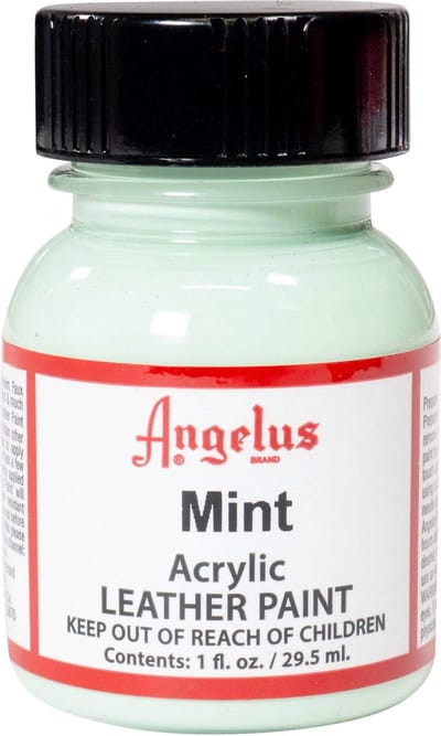 Angelus Leather Acrylic Paint - textielverf voor leren stoffen - acrylbasis - Mint - 29,5ml