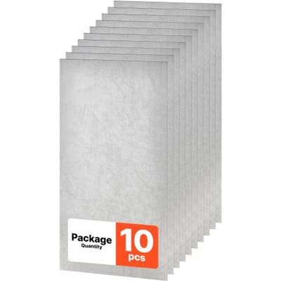VEVOR 10 Stuks Plafondpanelen, Plafondtegels, Pvc-Schuimplaat 605x1210mm, Wit, Marmerpatroon, Slagvast, Brandwerend, Op Maat Te Snijden, Geschikt voor Systeemplafonds, Moderne Interieurdecoratie voor Woon- en Kantoorruimtes