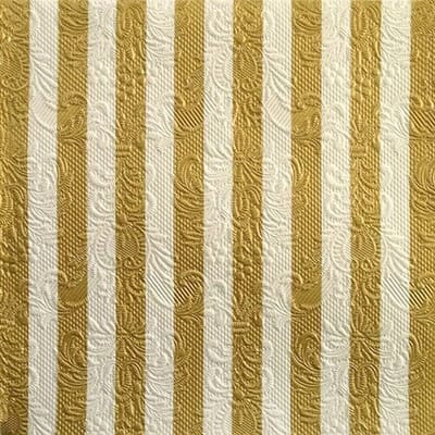 Lunch Servetten Elegance Stripes Gold - Ambiente - 33x33 cm