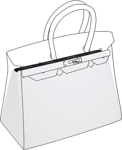 Silk bag cushion insert shaper voor Birkin 20/25/30/35/40, luxe tasinzet voor optimale bescherming en stijl