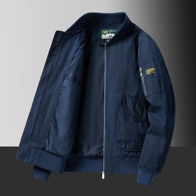 Winter Verdikte Katoengevoerde Heren Bomberjack Casual Retro Heren Losse Grote Maat Katoen Herenkleding 4XL black
