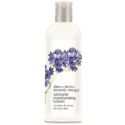Aroma Magic Almond Moisturising Lotion SPF 15| for 24H nourishment |Moisturizes & revives skin| lotus leaf extracts, jojoba oils, geranium  - 200ml white