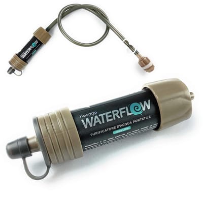 Waterfilter en Overlevingskit - Gravity Water Purifier voor Kamperen en Reizen, 99.9% Bacteriën Verwijderen, TÜV Getest