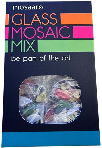 Mosaaro Mozaiek Materialenset Mix: Blauw, Groen, Geel, Rood, Oranje