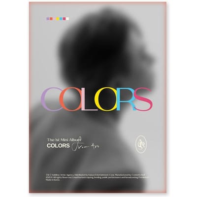 JEUNE JAE(GOT7) COULEURS du 1er Mini Album d'Ars Random ver. gray