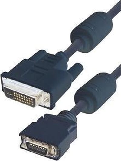 PremiumConnect DVI-D Dual Link 24+1pins mannelijk - HP Centronics 20pins mannelijk adapter - 1,8 meter