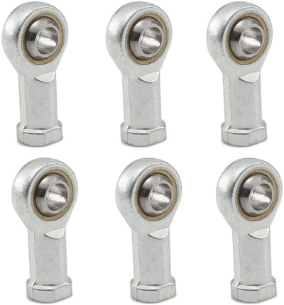 Allecto - 6 Stuks Scharnierende Lagers - Universeel Gewricht M8