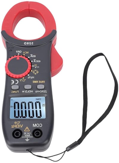 Digitale Stroomtang - Multimeter Tester - Elektrische Diagnostiek - Automatisch Bereik - 600 Ampère - Zwart