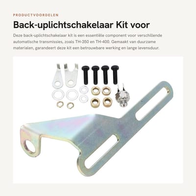 Dailygoods - Back-uplichtschakelaar Kit voor Automatische Transmissies
