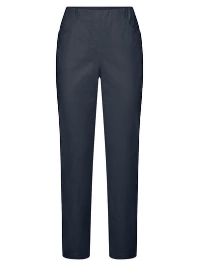 Enkellange Slim Fit-broek Van Peter Hahn blauw