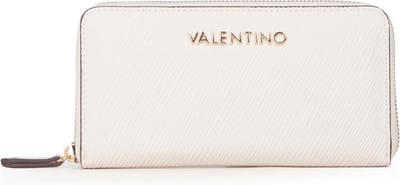 VALENTINO Portemonnee Posillipo Zip Around Wallet Ecru Beige