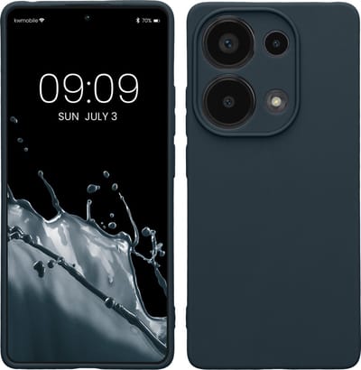 kwmobile telefoonhoesje geschikt voor Xiaomi Redmi Note 13 Pro 4G - Hoesje voor smartphone - Precisie camera uitsnede - In leisteen