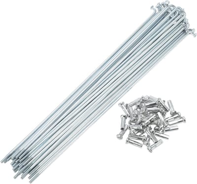 Fiets Wiel Spaken Set van 14G, 193mm Lengte, Gegalvaniseerd Koolstofstaal voor Duurzame Prestaties
