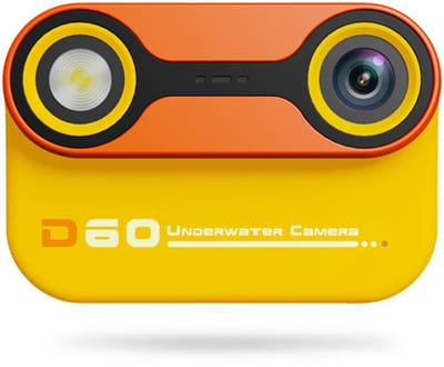 Camera-fotocamera-fototoestel-D60 Waterdichte Kindercamera - 2K HD Onderwatercamera tot 3 Meter - 2.4 Inch IPS Scherm - Digitale Camera voor Kinderen met 10x Zoom - Incl. 16GB Geheugenkaart - MP3-speler en Selfie Lens