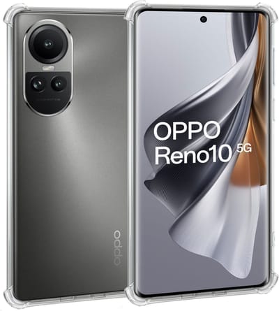 Geschikt voor OPPO Reno 10 / 10 Pro - Hoesje - Shock Proof Case – Cover Transparant