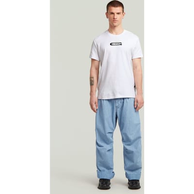 G-Star Pleated 3d Denim Pant Faded Breeze Taglia: W30L32 | Relaxed fit jeans Outlet | Uomo | Blu
