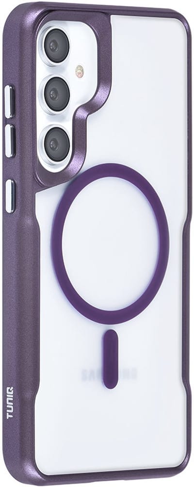 TUNIQ telefoonhoesje voor Samsung Galaxy S24 Plus - MagSafe siliconen backcover - Paars