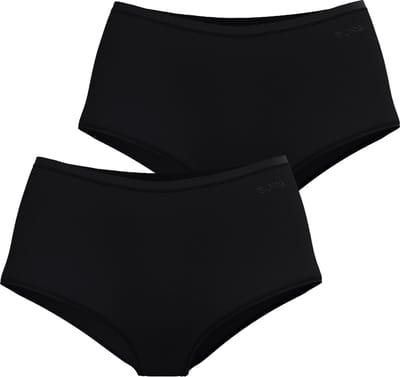 Björn Borg dames Soft Touch Highwaist Briefs - slip hoge taille (2-pack) - zwart - zwart