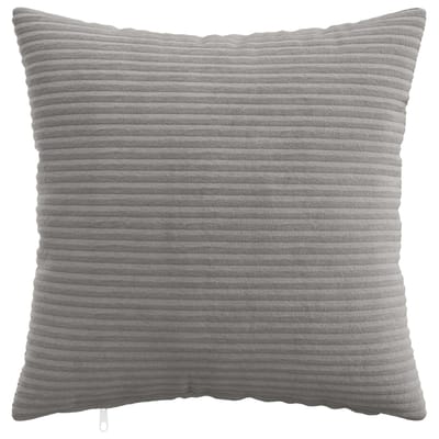 vidaXL - Kussensloop - 6 - pcs - HEERLEN - Lichtgrijs - 30 - x - 30 - cm - corduroy