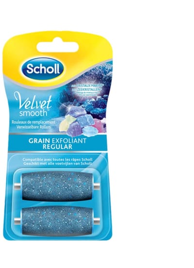 Scholl Velvet Smooth Regular Voetvijl - 2 Stuks - Vervangingsrollers Elektische Eeltverwijderaar - Eeltvijl - Eeltrasp
