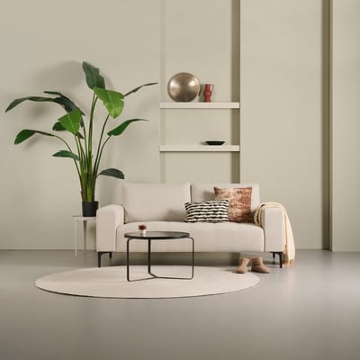 2,5-zitsbank Stegen - Stof - Beige - 191 x 83 x 91 cm (BxHxD)