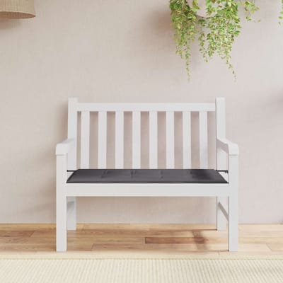 vidaXL - Tuinbankkussen - 120x50x3 - cm - oxford - stof - antracietkleurig