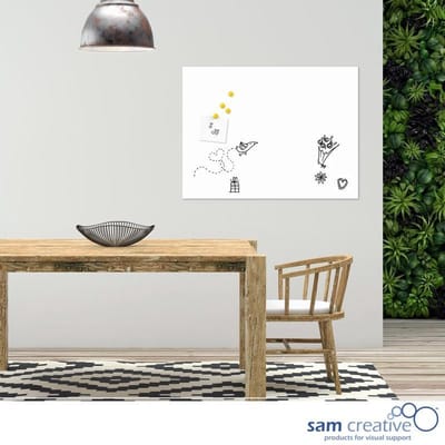 Sam Creative Whiteboardfolie Frameless - 60x90 cm - Whiteboard