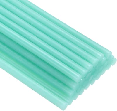 Lijmsticks - Smeltlijm - Creatief Knutselen - Sterke Hechting - 200mm x 7mm - Lichtgevend Blauw-Groen